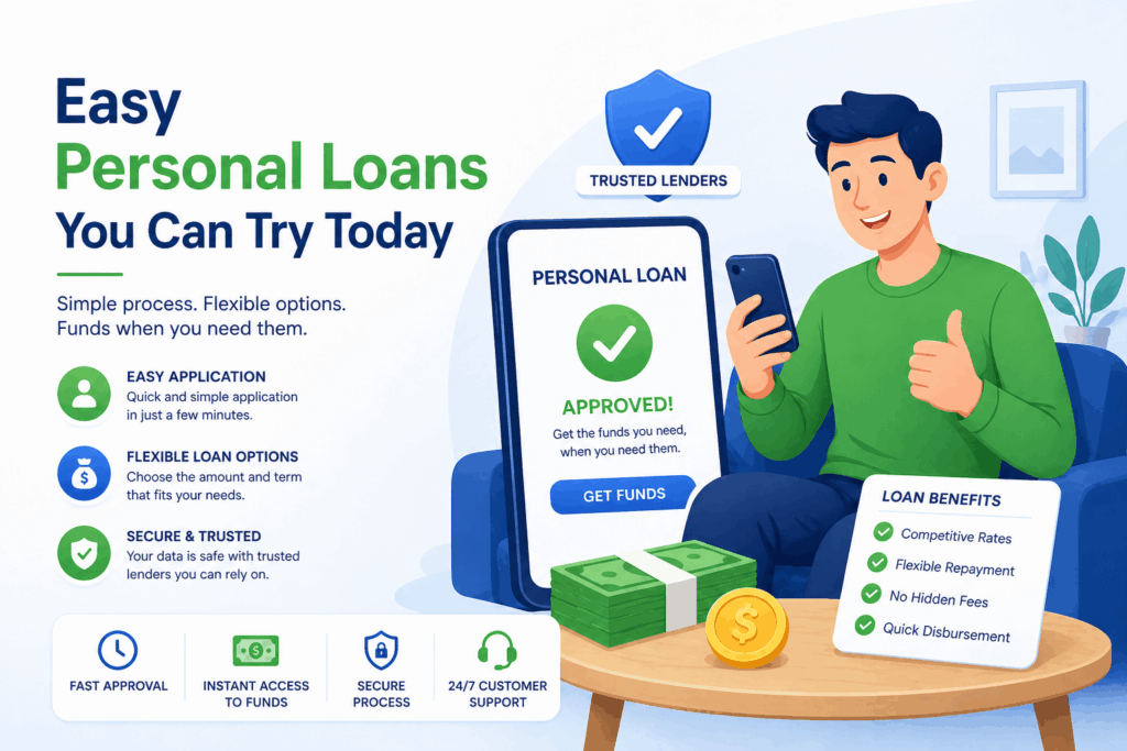 Easy Personal Loans You Can Try Today