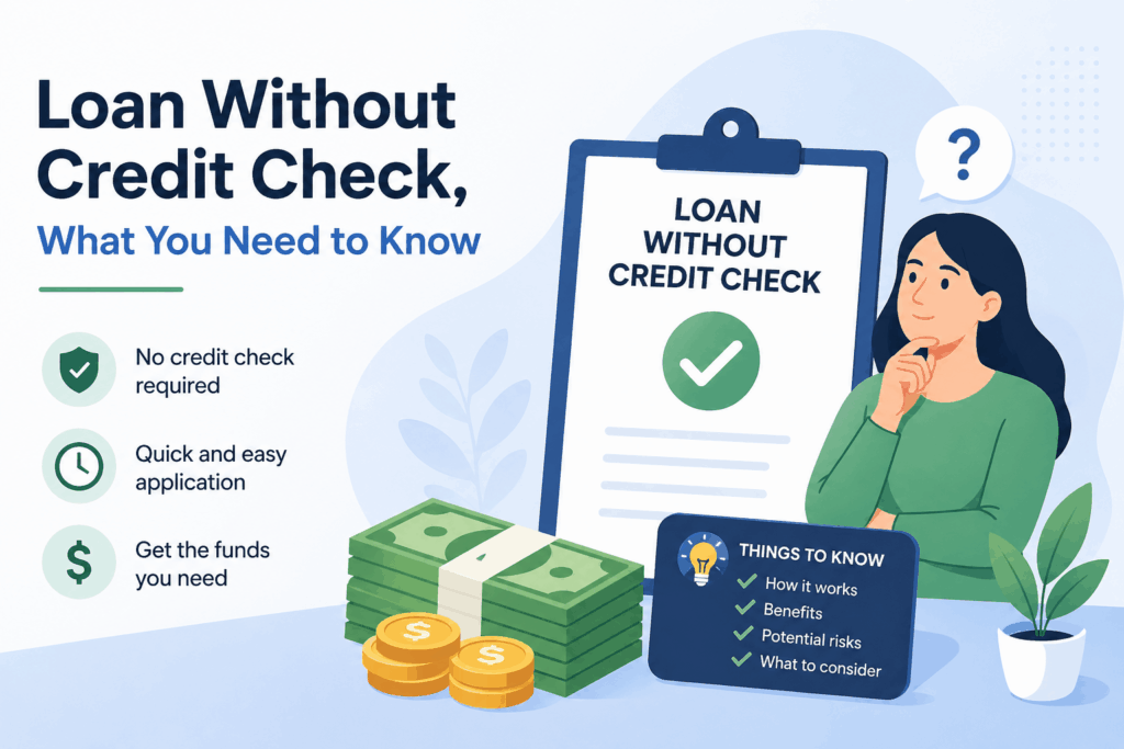 Loan Without Credit Check, What You Need to Know
