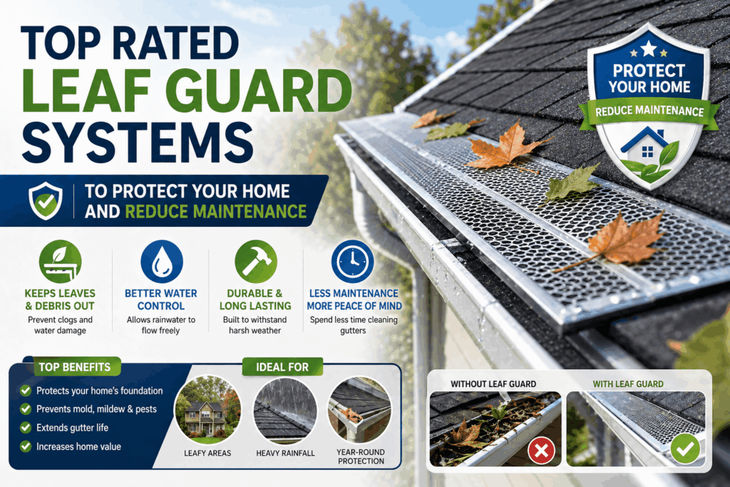 Top Rated Leaf Guard Systems to Protect Your Home and Reduce Maintenance